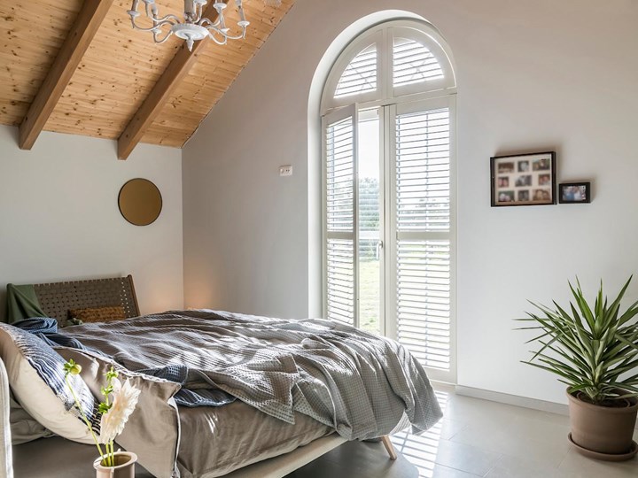Shutters silentview in de slaapkamer impressie